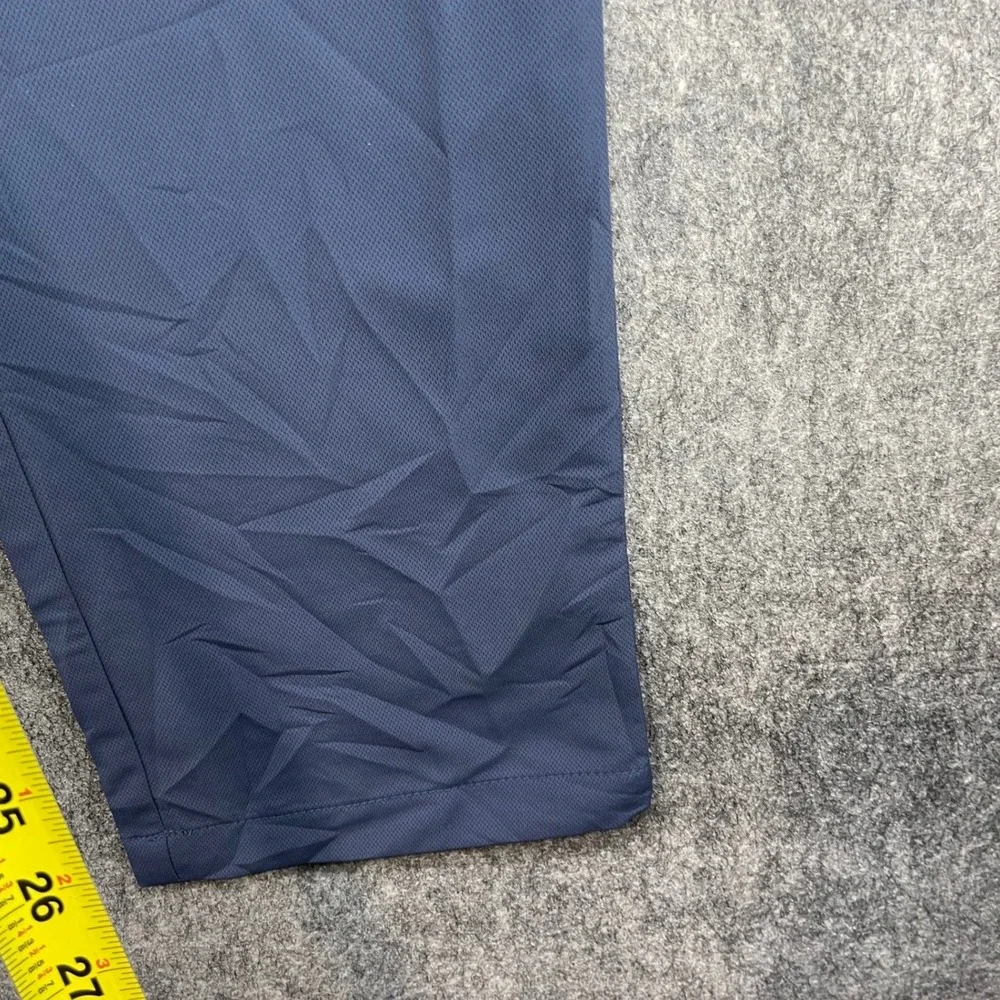 Banana Republic Chino Pants Mens 38x27 Navy Blue Performance Core Temp Slim Fit
